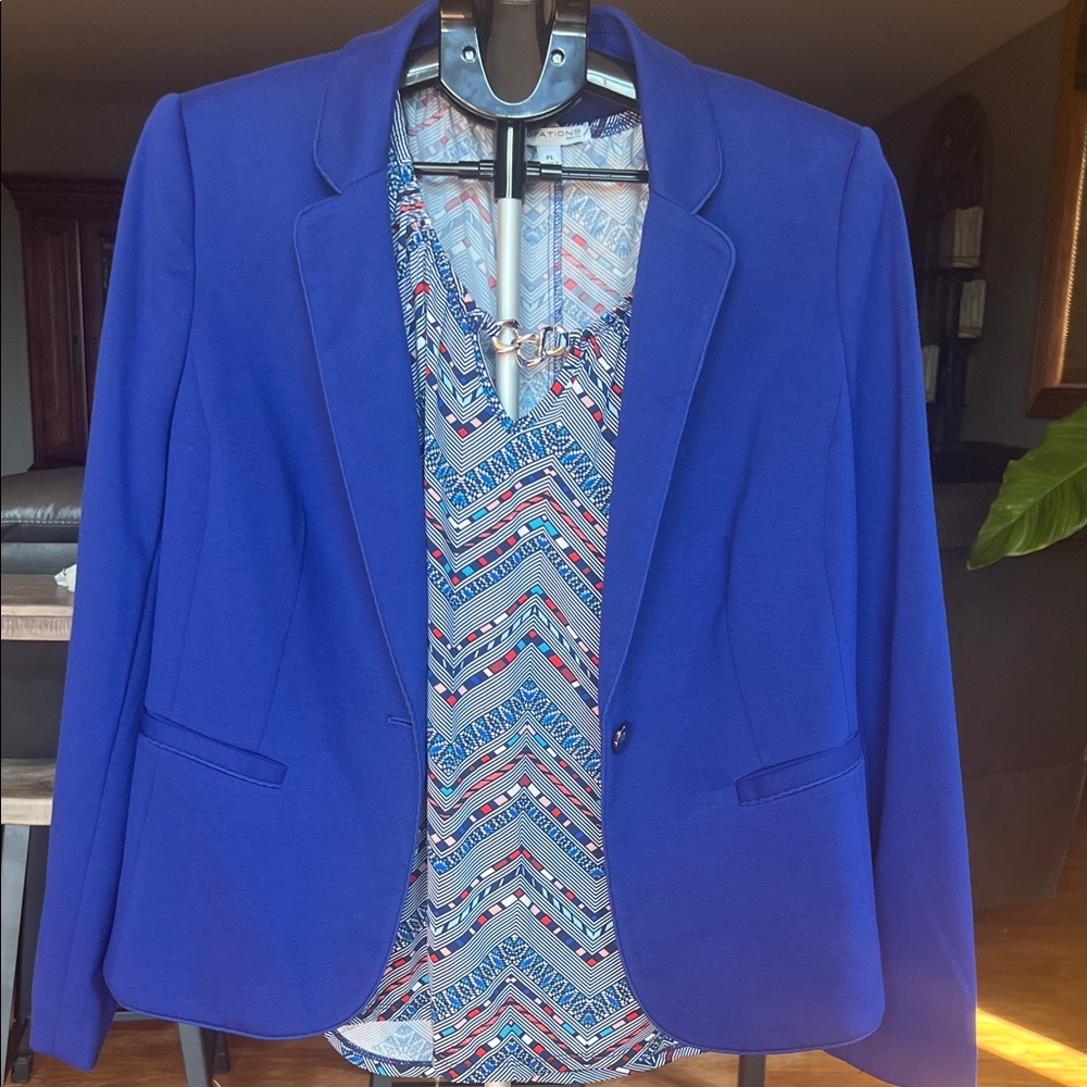 Notations Multicolor Chevron Top - Picture 4 of 6